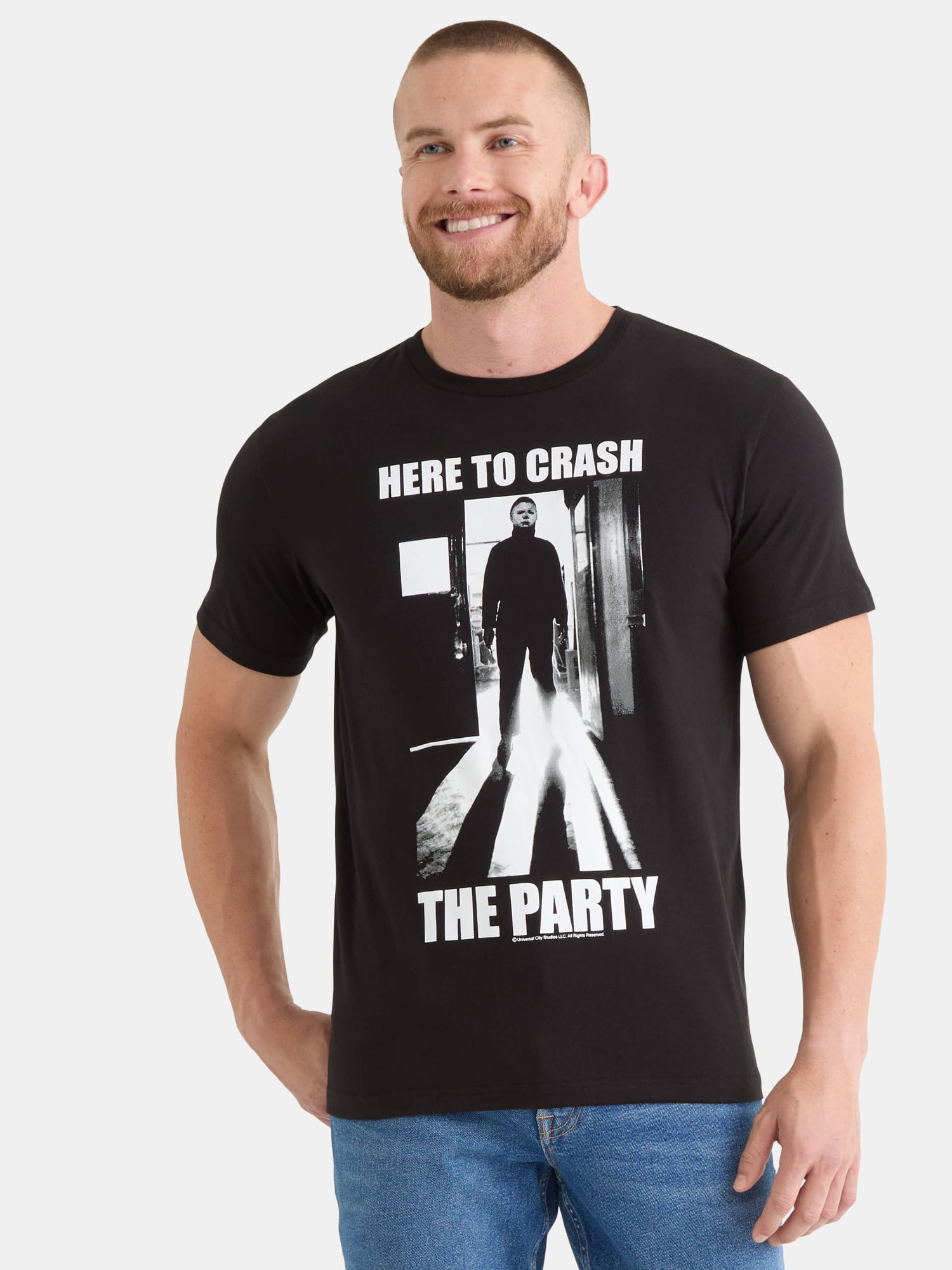 Halloween 2 Men's and Big Graphic Tee with Short Sleeves, Sizes XS-3XL