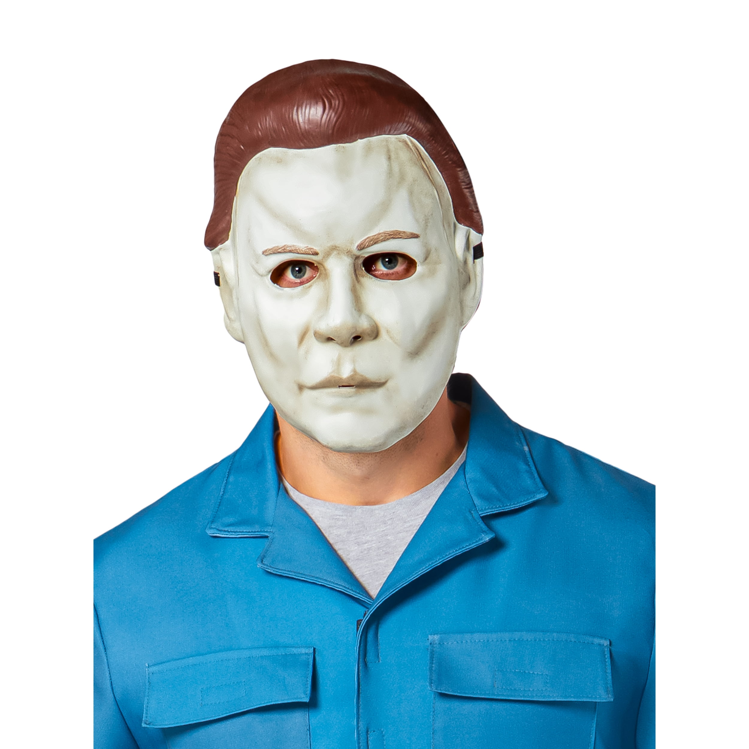 Men's Halloween 2 Michael Myers Half Vacuform Mask, image size:2500x2500