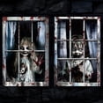 thumbnail image 1 of Halloween 2-Pack Door And Window Curtain Background Hanging Cloth Horror Outdoor Decoration Scene Hanging Cloth, 1 of 3