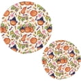 thumbnail image 1 of Halloween 2 Pack Pot Holders Trivets, Heat Resistant Hot Pads for Kitchen Table Decoration Trivets for Hot Dishes/Pot/Bowl/Teapot/Hot Pot Holders, 7" + 9.45", 1 of 7