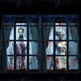 thumbnail image 1 of Halloween 2 Pack Scary Clown Window Door Curtain Hanging Backdrop, Spooky Bloody Horror Decor for Haunted House, Indoor Outdoor Halloween Party Decoration Supplies,F, 1 of 3