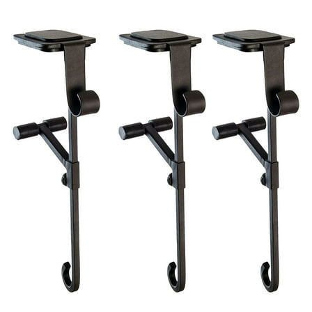 Halloween 2 in 1 Fireplace Stocking and Garland Hanger, No Drill, Adjustable Holders for Mantle, Home Christmas Decoration 3PCS