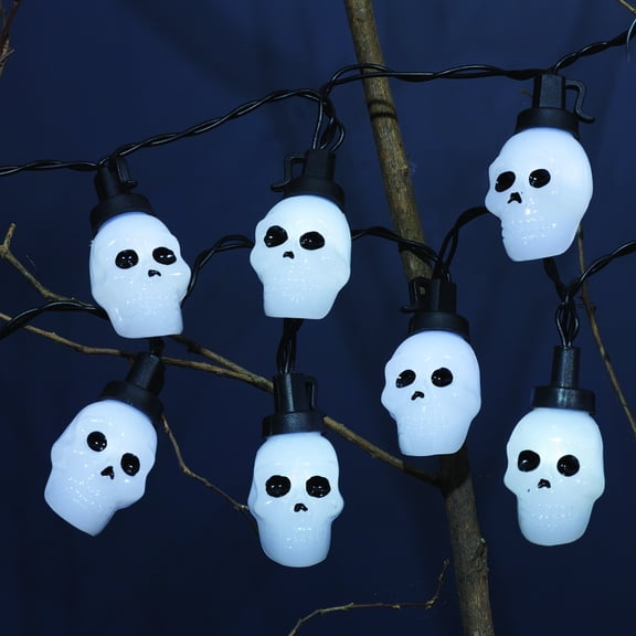 Halloween 20 Led Skull Lights