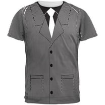 Halloween 20's Gangster Costume All Over Adult T-Shirt - Small