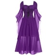 Halloween 2024 Black Dresses for Women Goth Dark Halloween Costumes