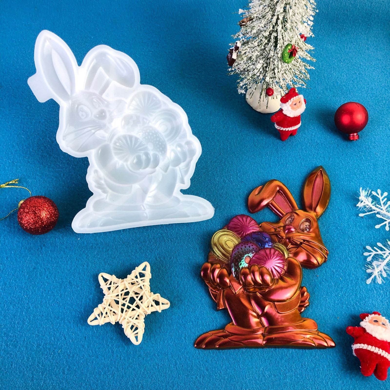 Halloween 2024 Easter Rabbit Silicone Form With Durable Design Create