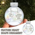 Halloween 2024 Heart Transparent Colored Spherical Shape Ornament A