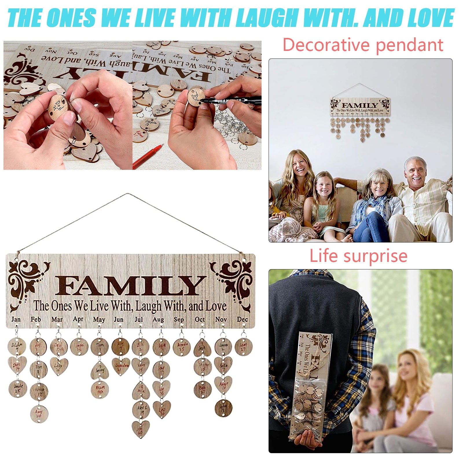 Halloween 2024 Interesting calendar, all special family data are on the