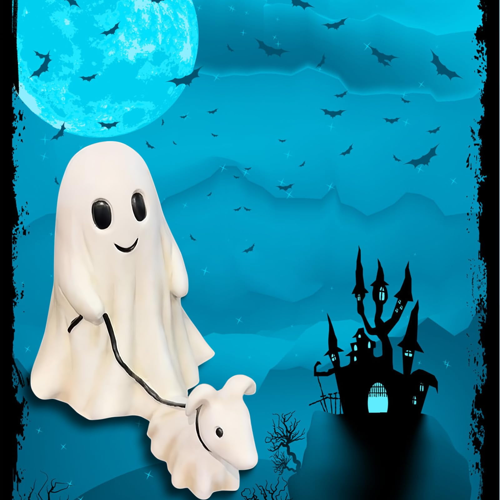 Halloween 2024 Spooktacular! Ghostly Pals: A Walking Ghost & His Loyal