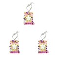 thumbnail image 1 of Halloween 3 PCS Photo Frame Ornaments, Pumpkin Hanging Picture Frame Keepsake Decor, Sweet Holiday Tabletop or Wall Display with Ribbon, Cute 3D Craft for Home Party Gift, 1 of 5