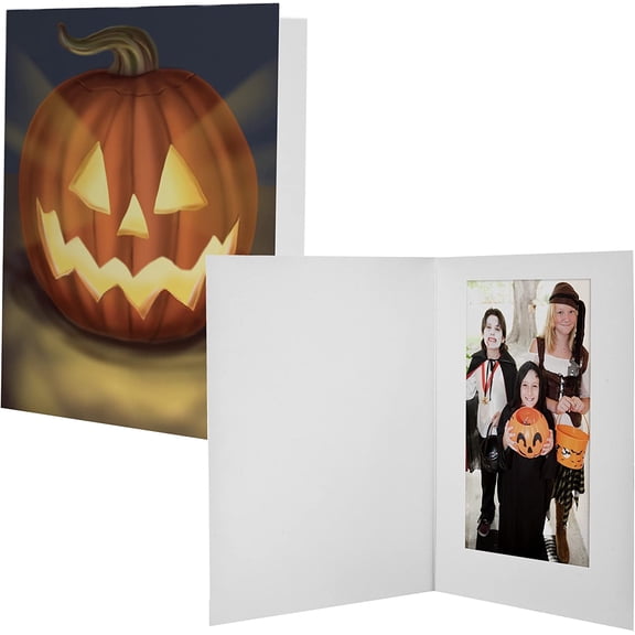 Halloween 3" x 5" Photo Folders - Pack of 100