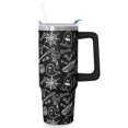 thumbnail image 1 of Halloween 30oz Tumbler with Handle and Straw Lid – Leak Proof Insulated Coffee Cup – Perfect Spooky Pumpkin Gift for Women Girls, 1 of 5