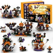 Halloween 31-Day Building Blocks Advent Calendar Set, Fun Blind Box Halloween Decorations Collectibles, Halloween Figures DIY Building Toys, Perfect Halloween Gifts for Boys and Girls of All Ages