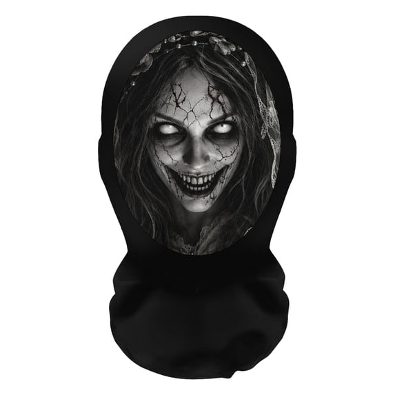 Halloween 3D Full Head Horror Mask, Multiple Scary Designs, Adult Poly-Cotton Blend Mask for Cosplay Haunted House Party