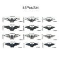 thumbnail image 1 of Halloween 3D Hollow Paper Bat Wall Stickers, 1 of 5