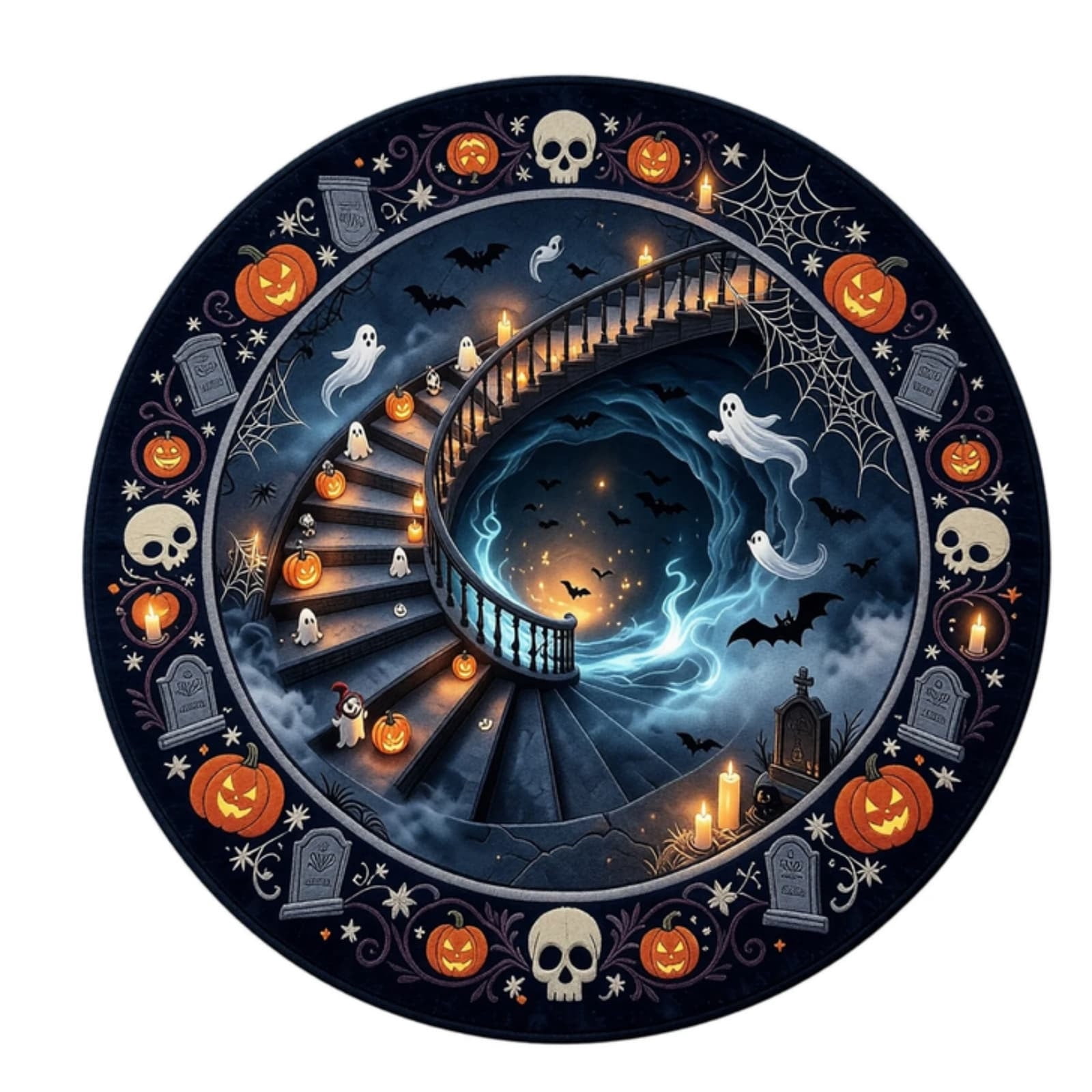 Ghost Rugs Halloween 3D Optical Illusion 31.5