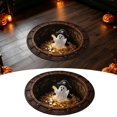 thumbnail image 1 of Halloween 3D Optical Illusion Round Area Rug, 24in Ghost and Spirit Stone Well Visual Floor Mat, Washable Decorative Carpet for Entryway, Bedroom, Porch & Halloween Party Decor (C), 1 of 8