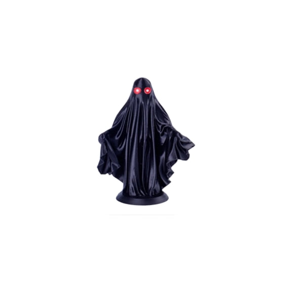Halloween 3D Printed Ghost Figurine Decor, Spooky Cute Statue for Home Shelf Table Haunted House Ornament and Gift Collection, Detailed Ghost for 3D Art Display