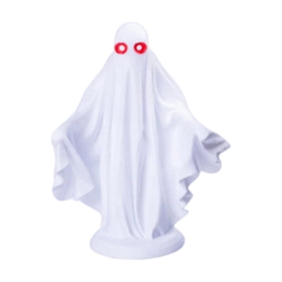 Halloween 3D Printed Ghost Figurine Decor, Spooky Cute Statue for Home Shelf Table Haunted House Ornament and Gift Collection, Detailed Ghost for 3D Art Display