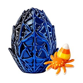 Halloween 3D Printed Spider Egg Set 6PC, Posable Spider Figurines Creative Fidget Toys for Spooky Decoration