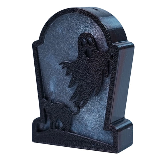 Halloween 3D Tombstone Decorative Light, Hanging LED Spooky Ornament Lamp, Atmospheric Illumination for Indoor Party Haunted House Display