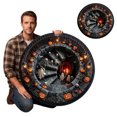 thumbnail image 1 of Halloween 3D Visual Round Rug Non Slip Washable Soft Area Carpet for Home Bedroom Living Room Party 23.62 in A, 1 of 6