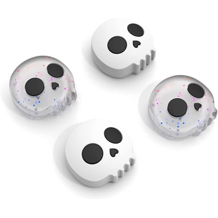 Halloween 4PCS Switch Thumb Grips for Nintendo Switch Joy-Con Joystick, Cute Soft Silicone Joystick Caps Accessories