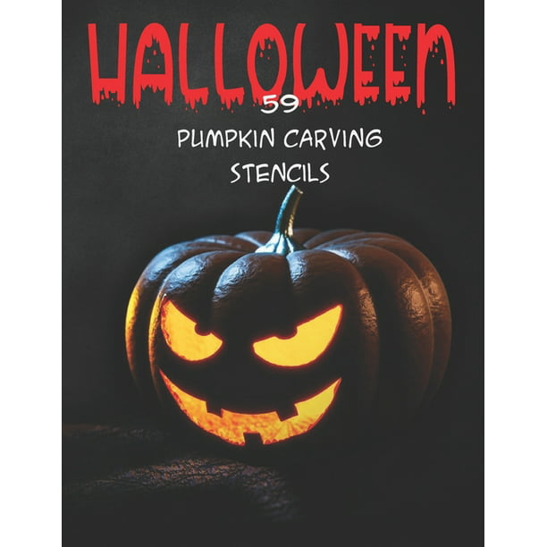 Halloween 59 Pumpkin Carving Stencils : Spooky, Scary, Easy & Hard ...