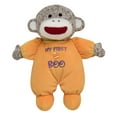 Halloween 9 inch Sock Monkey Plush Rattle, My First Boo - Walmart.com