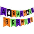 thumbnail image 1 of Halloween A Baby Is Brewing Baby Shower Bunting Banner, Halloween Gender Reveal Party Supplies Pregnancy Celebration for Boy and Girl, 1 of 2
