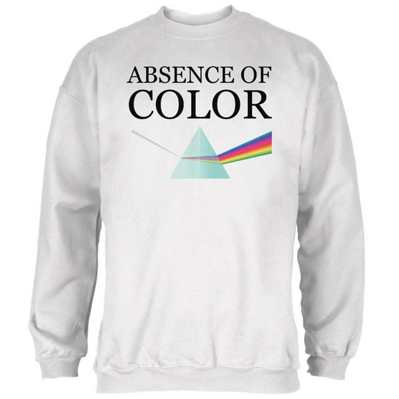 Halloween Absence of Color Costume Mens Sweatshirt White 2XL