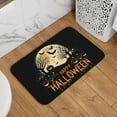 thumbnail image 1 of Halloween Absorbent Area Rug, Halloween Night Pumpkin Happy Halloween Decorations Rugs for Living Room Door Mat Non Slip Indoor Carpet Halloween Decor Floor Mats 60x40in, 1 of 5