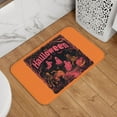 thumbnail image 1 of Halloween Absorbent Area Rug, Halloween Pink Happy Halloween Decorations Rugs for Living Room Door Mat Non Slip Indoor Carpet Halloween Decor Floor Mats 60x40in, 1 of 5