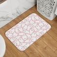 thumbnail image 1 of Halloween Absorbent Area Rug, pink ghost halloween fun Halloween Decorations Rugs for Living Room Door Mat Non Slip Indoor Carpet Halloween Decor Floor Mats 60x40in, 1 of 5