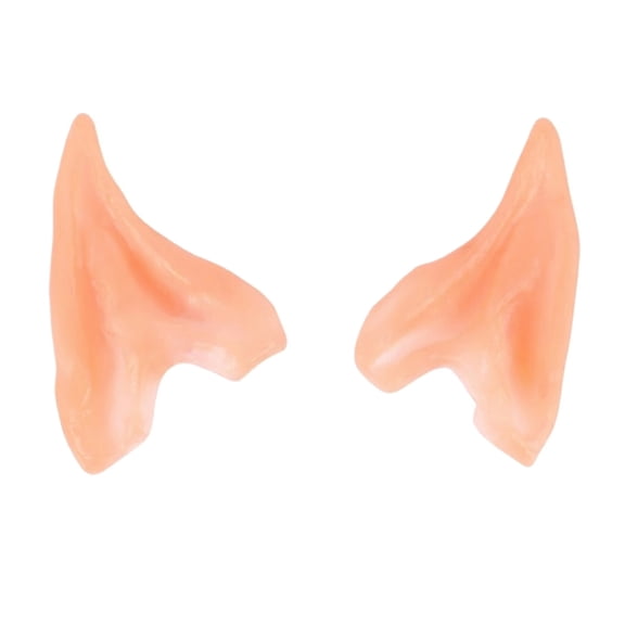 Halloween Accessories Soft Pointed Elf Ears for Adults and All Ages Halloween Party Supplies 2 Pair Set
