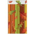 thumbnail image 1 of Halloween 'Acorn Stripe' Plastic Table Cover (1ct), 1 of 1