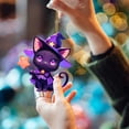thumbnail image 1 of Halloween Acrylic Hanging Ornaments 3.1"X3.1"X0.4" Ghost Witch Cat Design For Home Window Wall Car Decor, 1 of 2