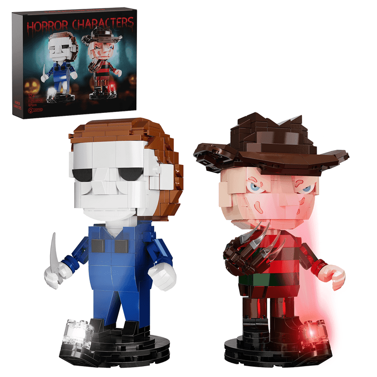 Halloween Action Figure Building Set Myers Horror Present for Fans