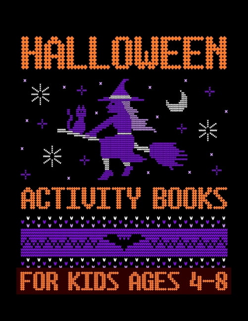 Halloween Activity Books for Kids Ages 4-8 : A Scary Funny Workbook For ...