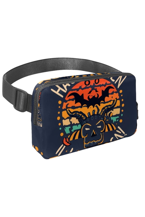 Halloween Adjustable Lightweight Money Belt with Extension Strap, Unisex Fanny Bag, Crossbody Bag, Waist Bag