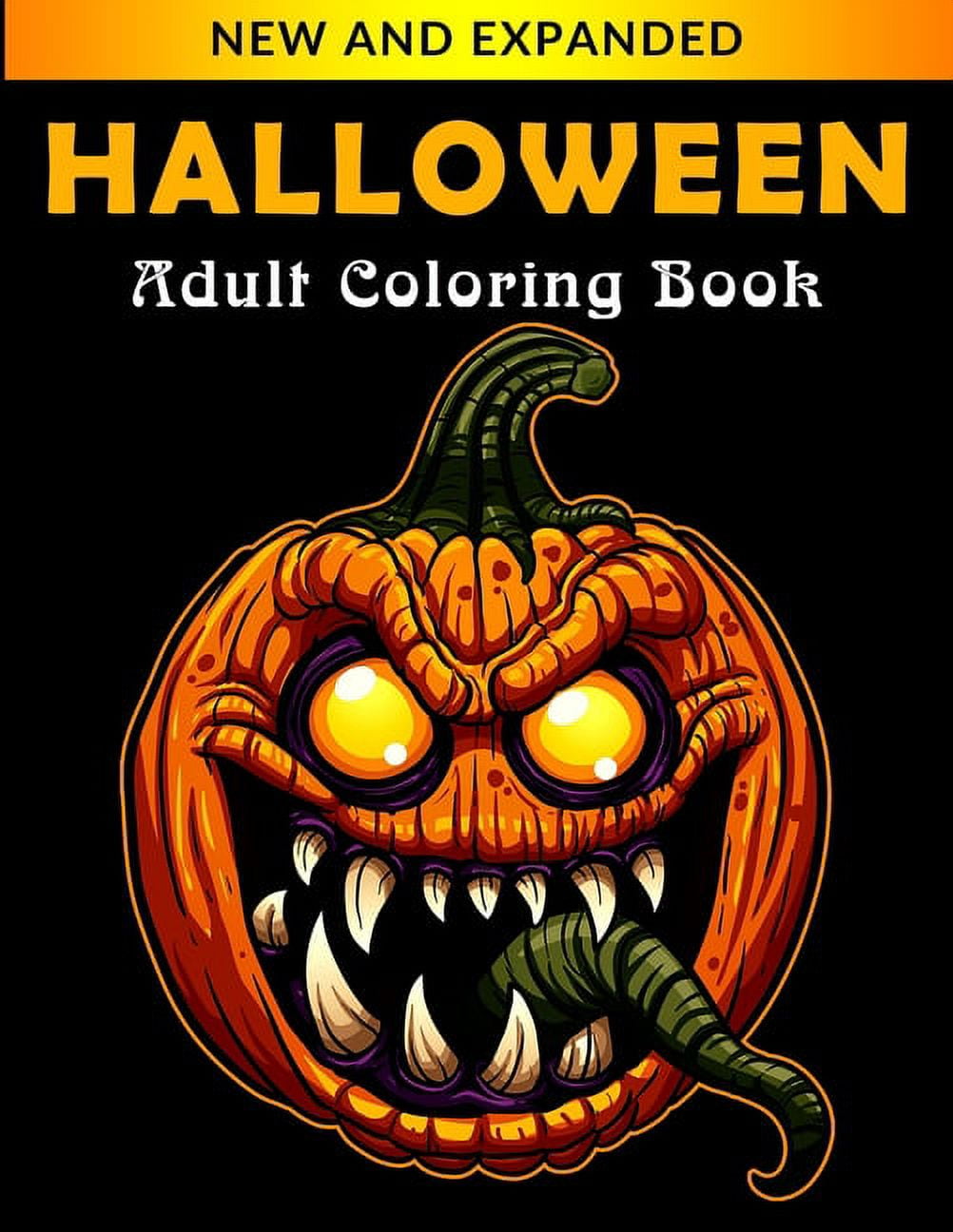 Halloween Coloring Book for Adults: Spooky, Tricks and Treats