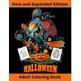 thumbnail image 1 of Halloween Adult Coloring Book: New and Expanded Edition, Over 108 New Collections Featuring Unique Designs, Sugar Skull,, (Paperback), 1 of 1