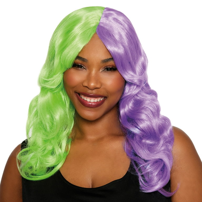 Green wig costume cheap