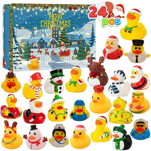 Halloween Advent Calendar 2024 24 Rubber Bath Toy Ideas Christmas Gifts