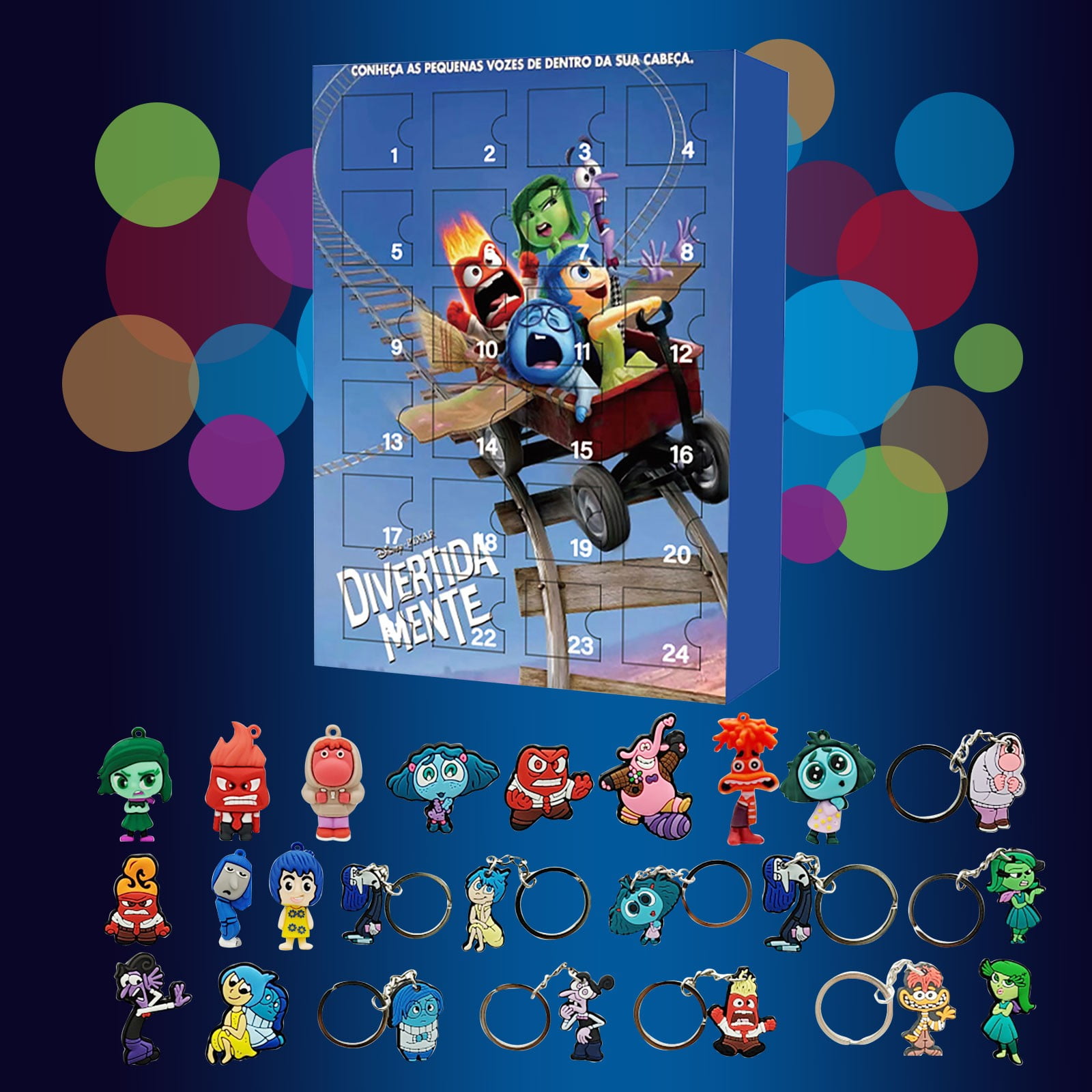 Halloween Advent Calendar 2024 Contains 24 Gifts, Halloween Christmas