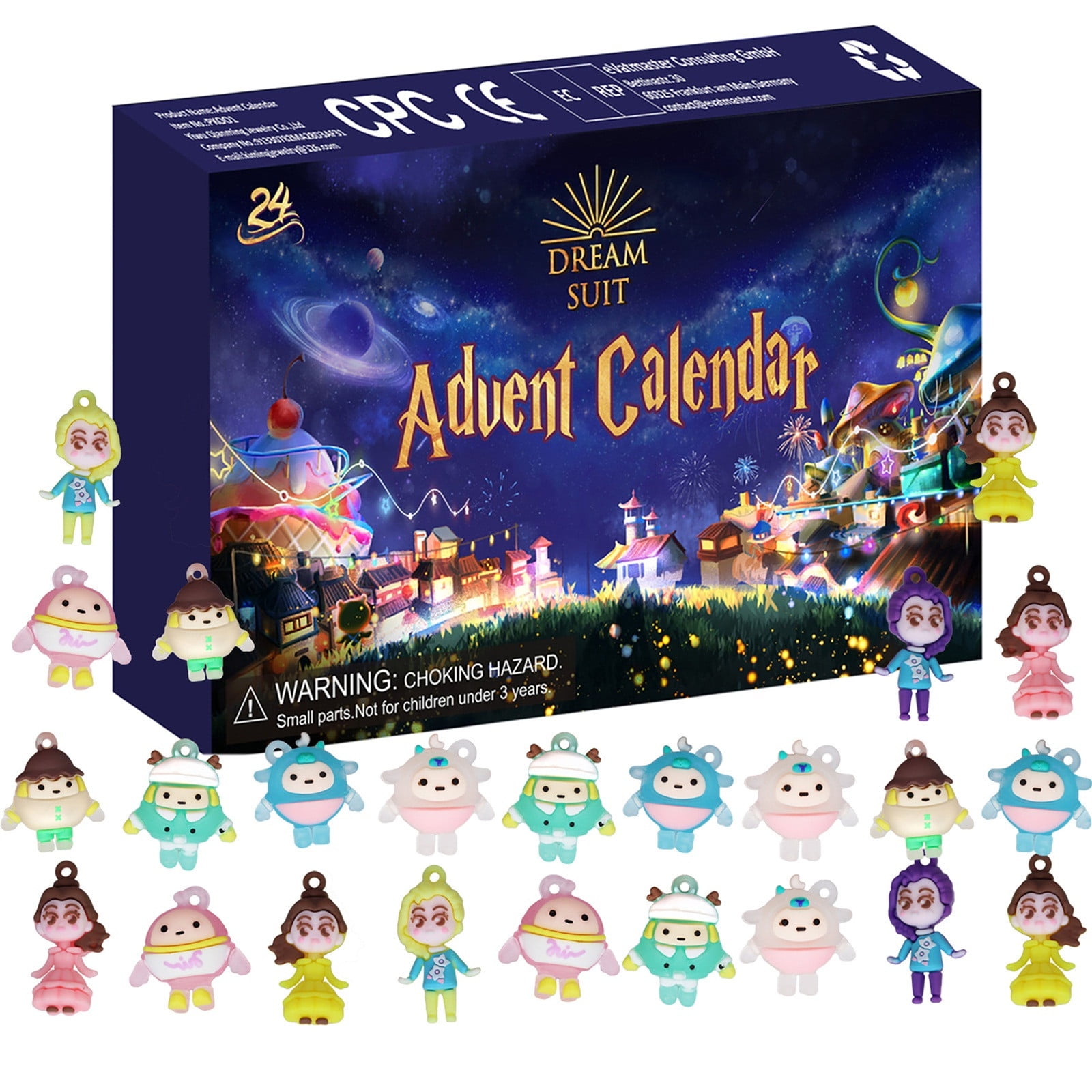 Halloween Advent Calendar 2024 Contains 24 Gifts, 2024 Halloween Snow