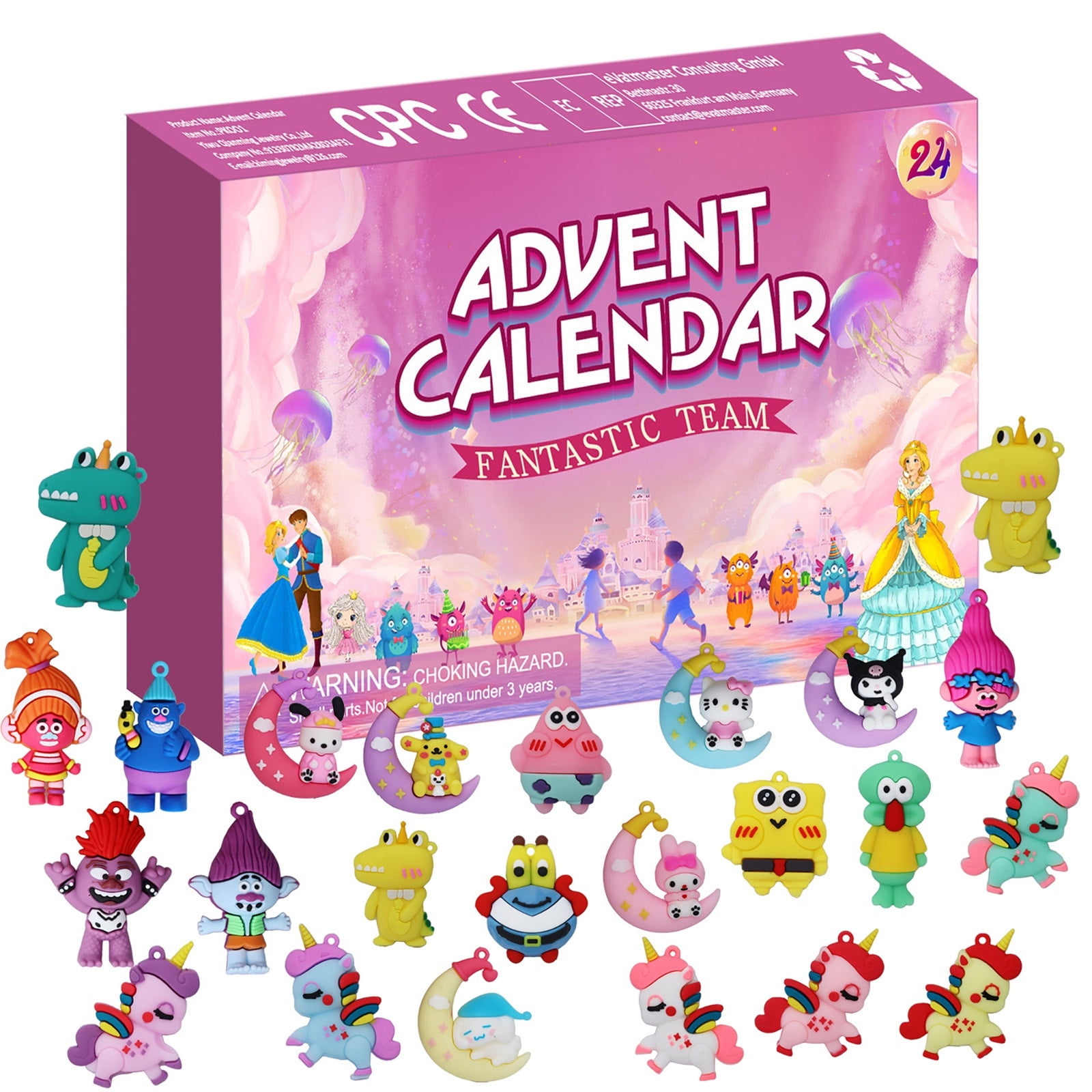 Halloween Advent Calendar 2024 Contains 24 Gifts, Halloween Sponge
