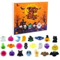 thumbnail image 1 of Halloween Advent Calendar 2024 Countdown Sets for Kids with 24 Surprises and Assorted Halloween Toys - Non Candy Experience, 1 of 4