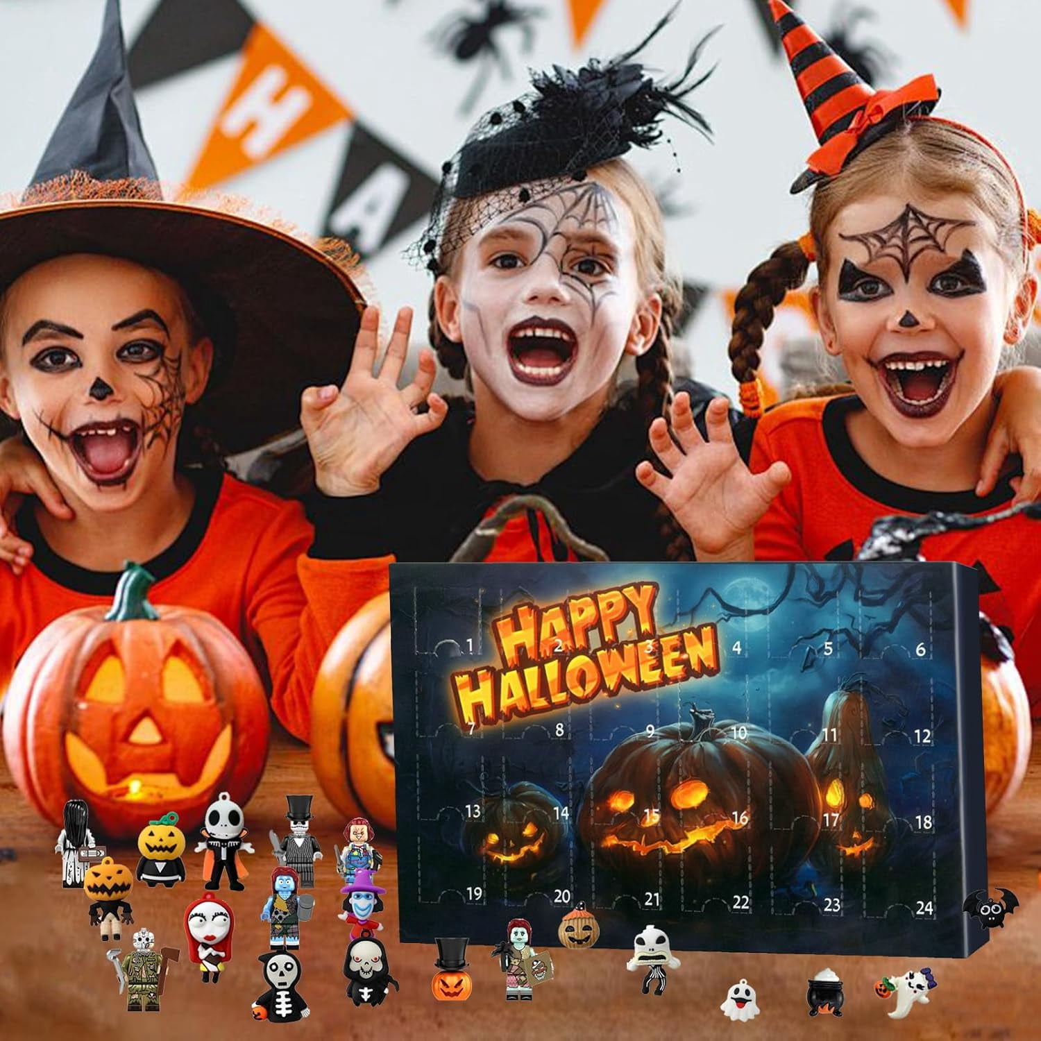 Halloween Advent Calendar 2024, Halloween Horror Movie Figures Advent ...