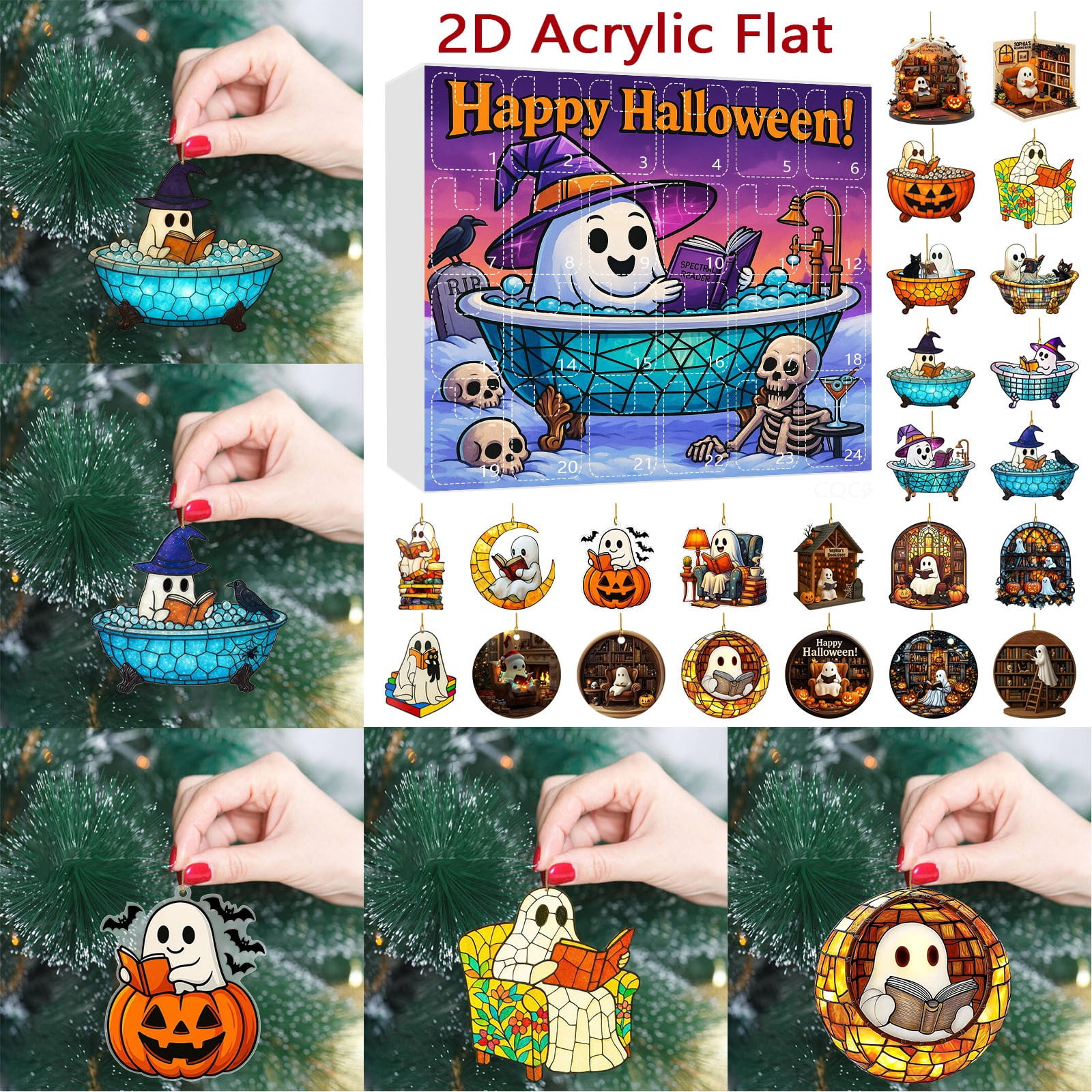 Halloween Advent Calendar 2025,24 Toys, 24 Days Holiday CountDown to ...
